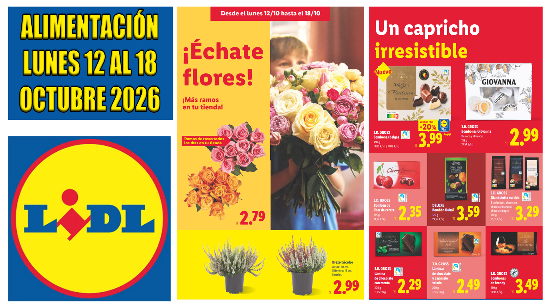 OFERTAS LIDL FOLLETO DEL 12 AL 18 DE OCTUBRE DE 2026