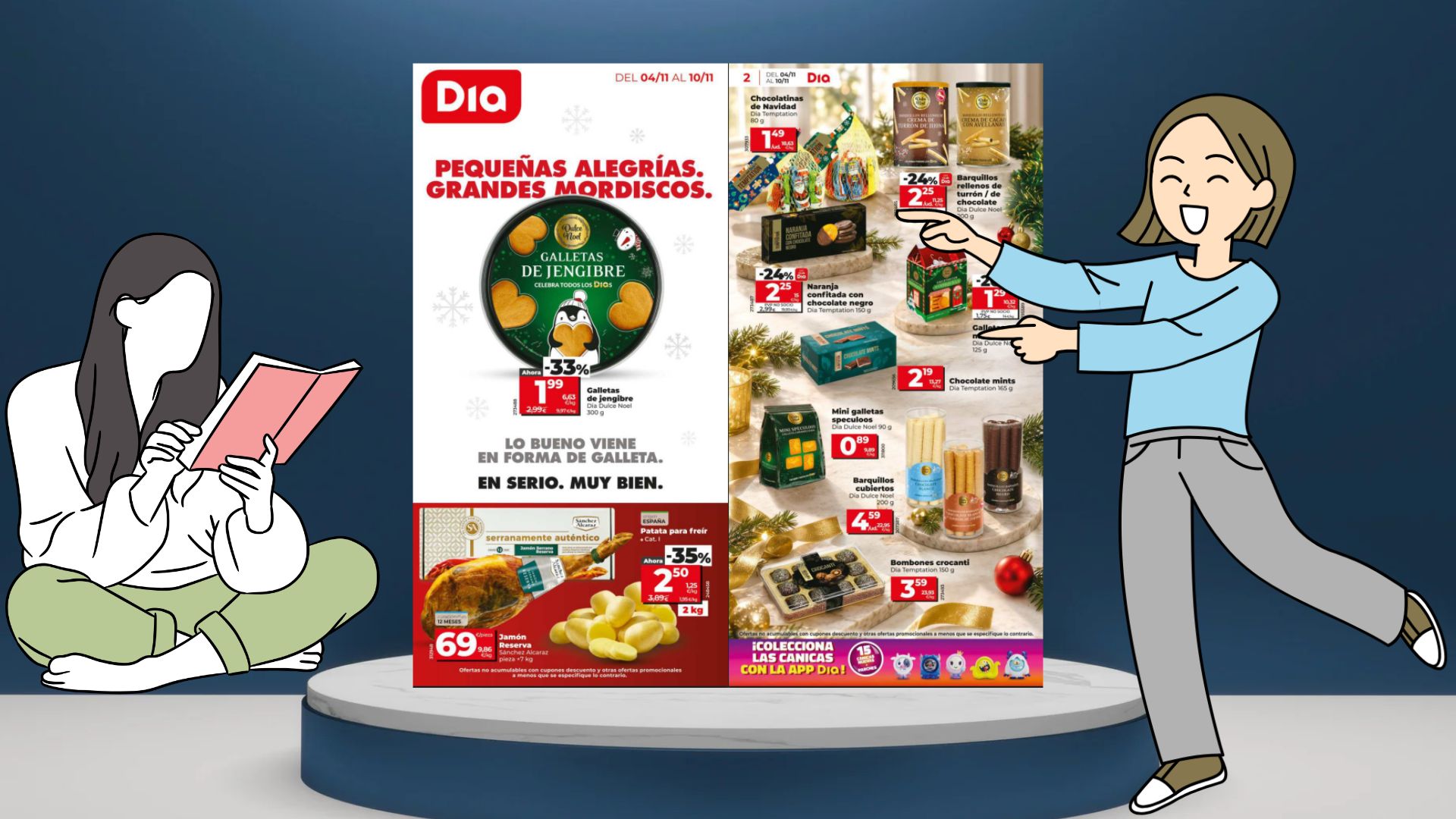 Catálogo Dia del 4 al 10 de noviembre: descuentos en alimentación, productos navideños, carne y fruta