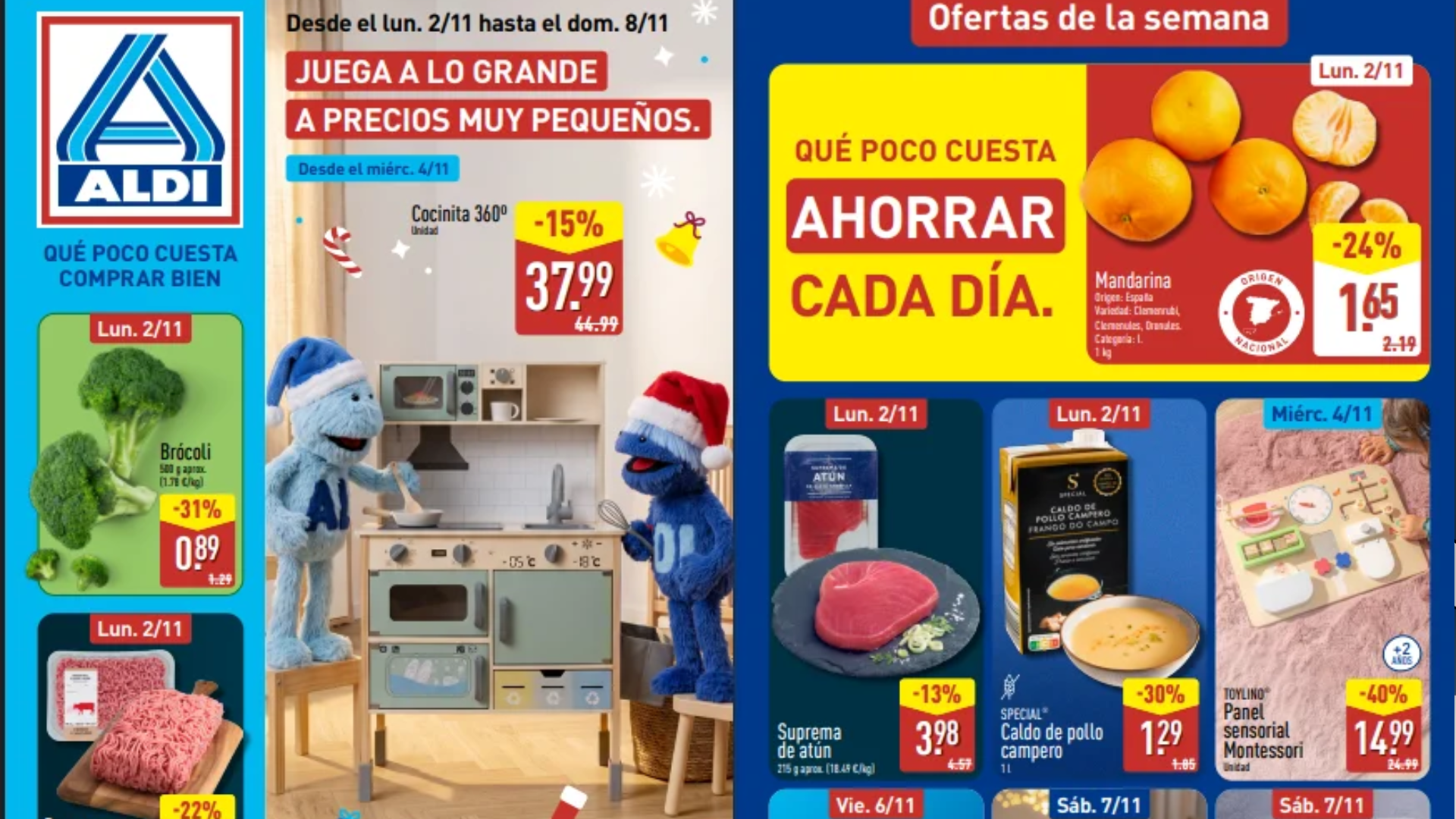 PRÓXIMO catálogo semanal ALDI del 2 al 8 de noviembre de 2026