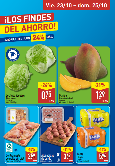 ALDI tira los precios este fin de semana: lechuga