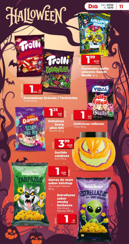 Especial Halloween en DIA